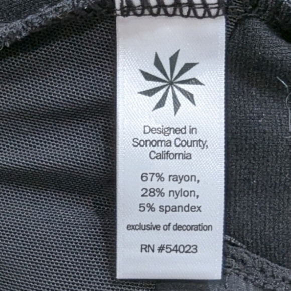 Athleta Black Ponte Wide Leg Pants (12P) - Picture 6 of 11